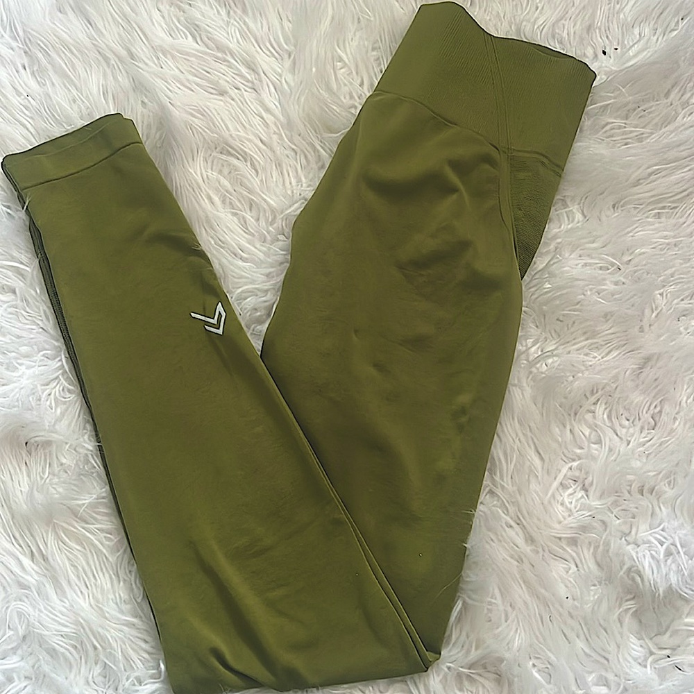 ONER ACTIVE - Effortless Seamless Leggings Long S Olive Green